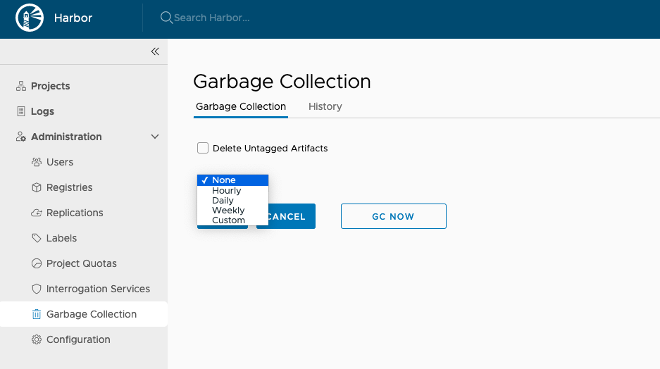 Schedule garbage collection