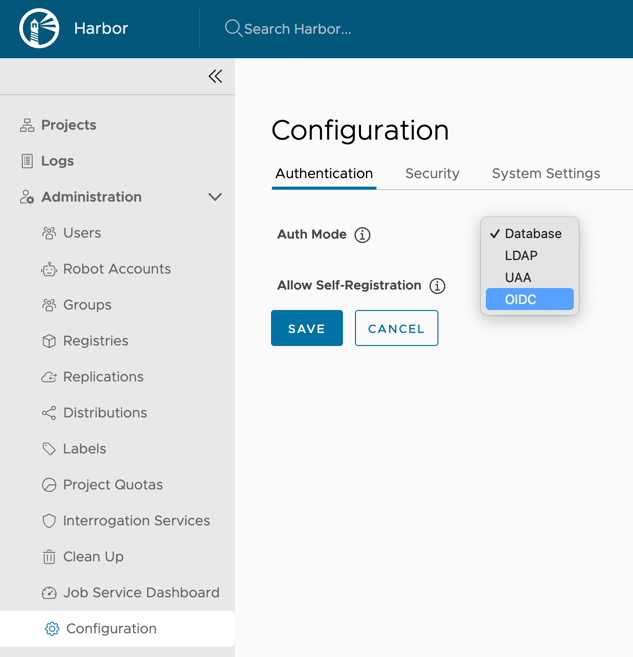 LDAP authentication