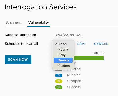 Scheduled Scanner