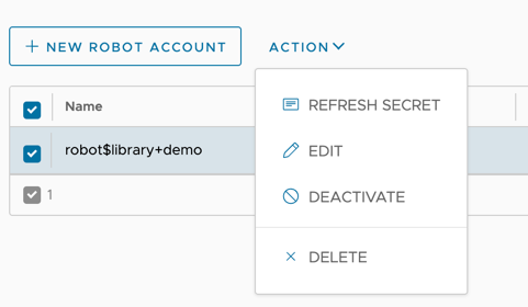 Deactivate or delete a robot account
