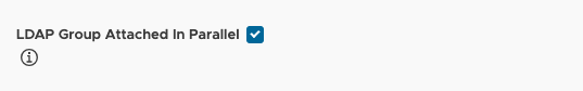 LDAP group attached in Parallel